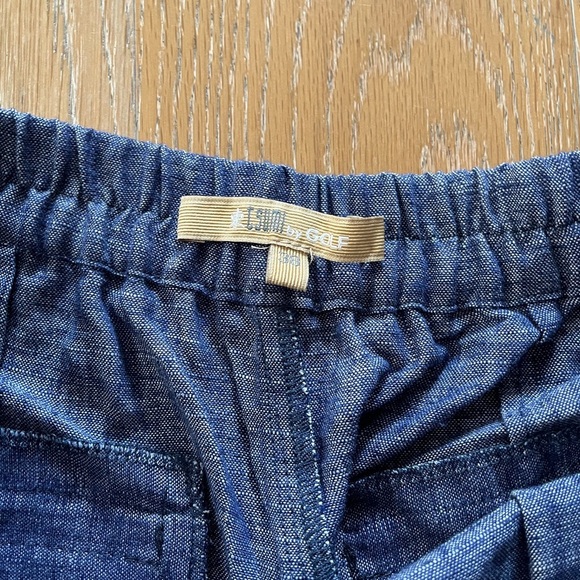 Blue Chambray Shorts by Golf Used linen blend - Picture 5 of 8